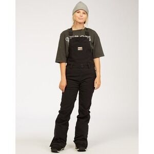Billabong Riva Bib Pants Women's XS Black 10K Waterproof Snowboard Ski Overall